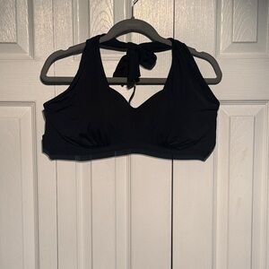Athleta Black Halter Bikini Top NWT!